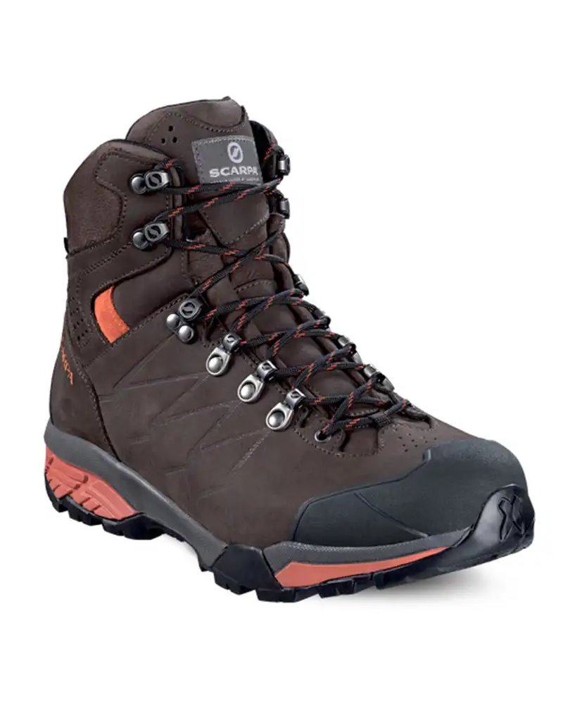 Scarpa ZG Pro GTX Gore-Tex Scarponi Uomo, Dark Coffee/Rust