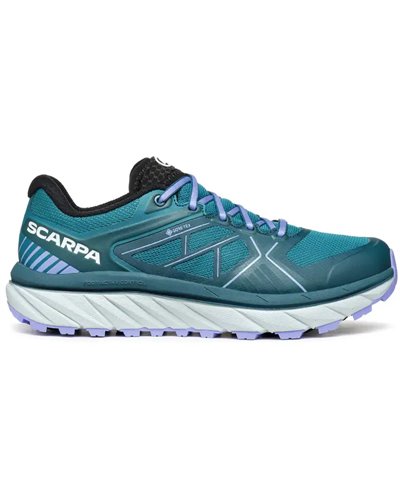 Scarpa Spin Infinity GTX Gore-Tex Women's Trail Running Shoes, Lake Blue/Violet