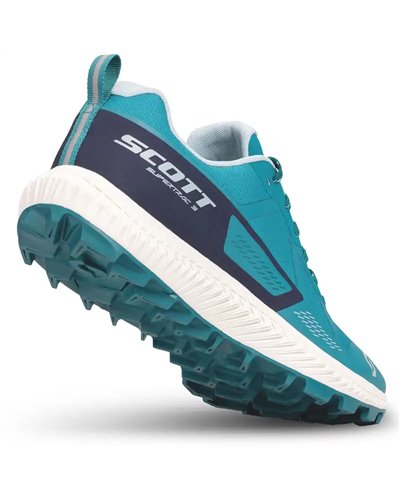 Scott Supertrac 3 Men's Trail Running Shoes, Winter Green/Dark Blue