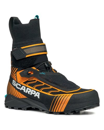 Scarpa Ribelle Tech 3.0 HD Men's Mountaineering Boots, Black/Bright Orange