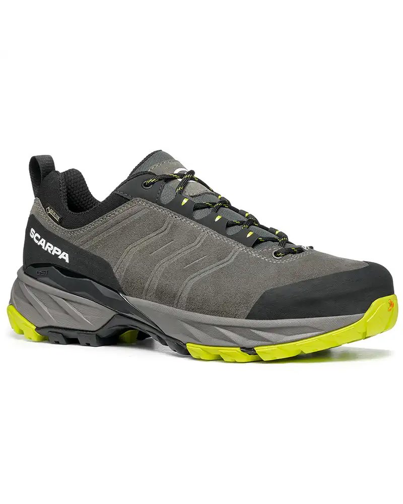 Scarpa Rush Trail GTX Gore-Tex Scarpe Hiking Uomo, Titanium/Lime