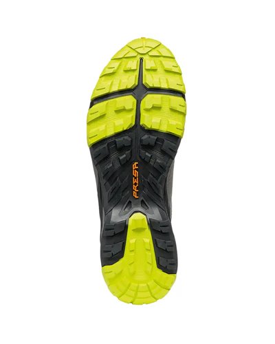 Scarpa Rush Trail GTX Gore-Tex Scarpe Hiking Uomo, Titanium/Lime