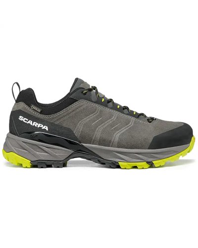 Scarpa Rush Trail GTX Gore-Tex Men's Hiking Shoes, Titanium/Lime