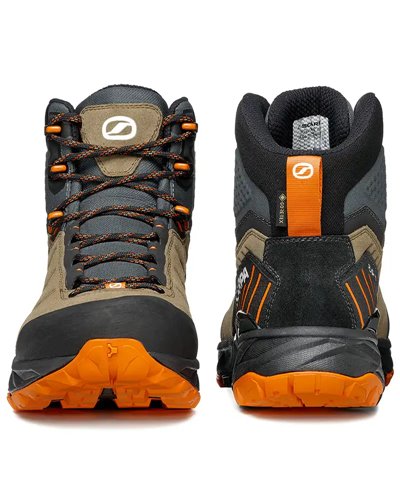 Scarpa Rush TRK GTX Gore-Tex Scarponi Trekking Uomo, Desert/Mango