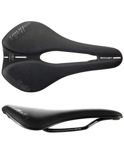Selle Italia Sella Novus Boost EVO TM Superflow, Nero