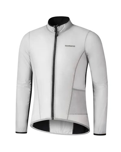 Shimano Beaufort Light Giacca Antivento Ultraleggera Uomo, Bianco