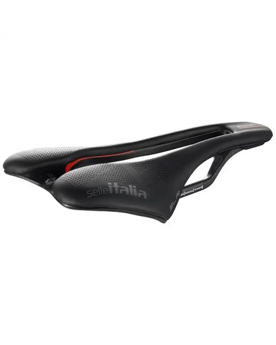 Selle Italia Bicycle Saddle SLR Boost Kit Carbon Superflow, Black