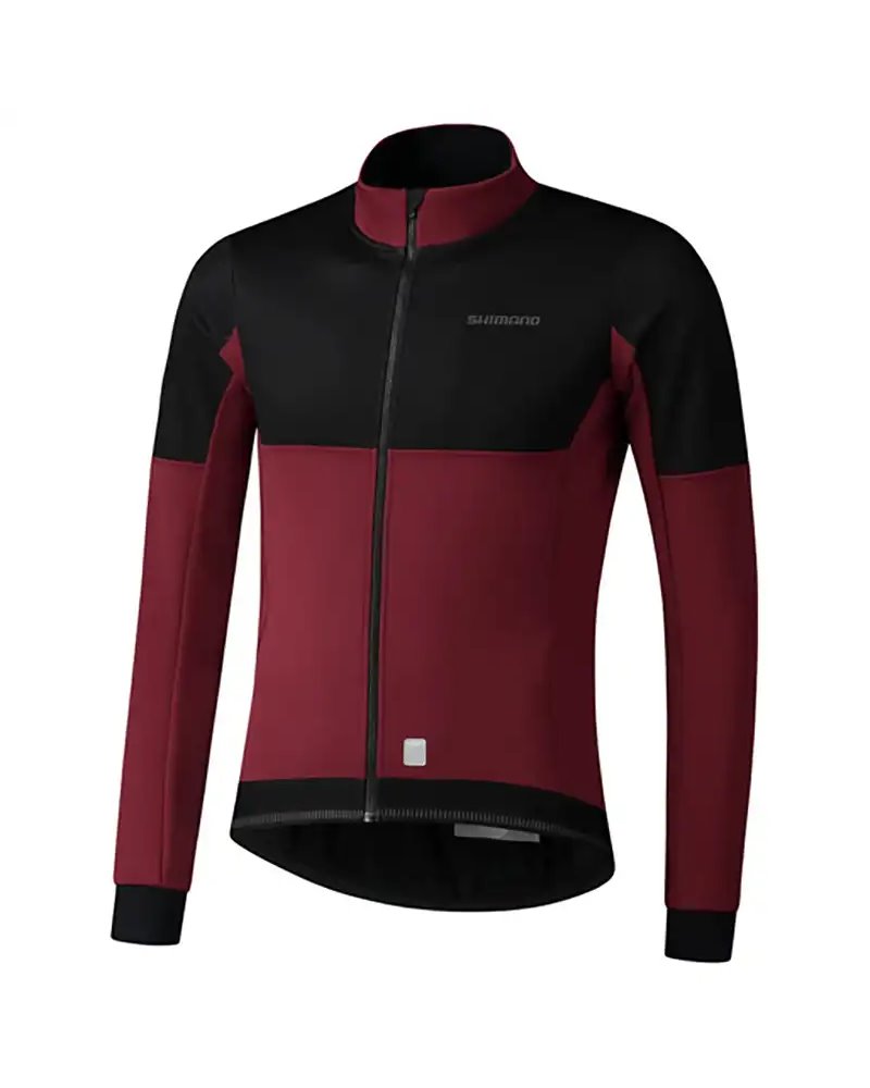 Shimano Beaufort Men's Windproof Cycling Jacket Size M, Spice Red