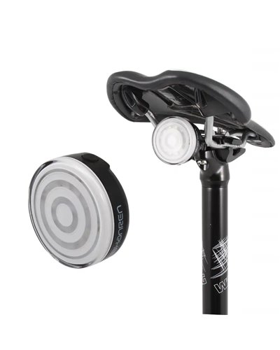 Shanren Fanale Posteriore Razor Pro Smart, con Sensore di Frenata e group Ride Mode, Attacco Standard Garmin