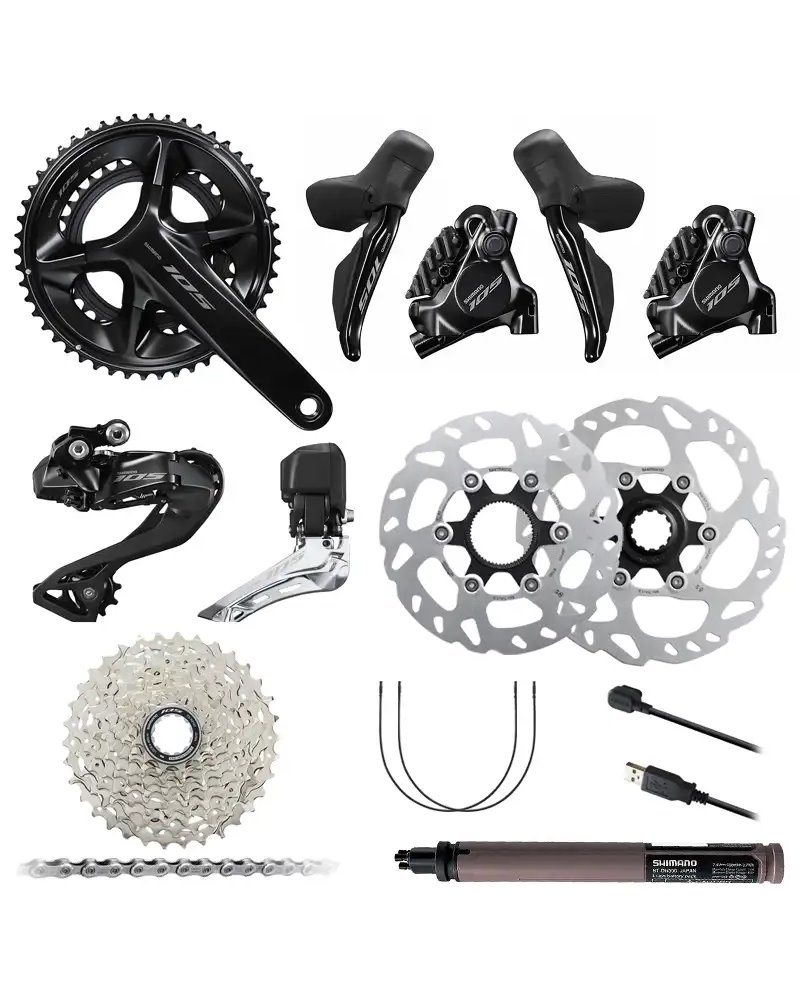 Shimano 105 R7100 Di2 12s Disc Brake Groupset