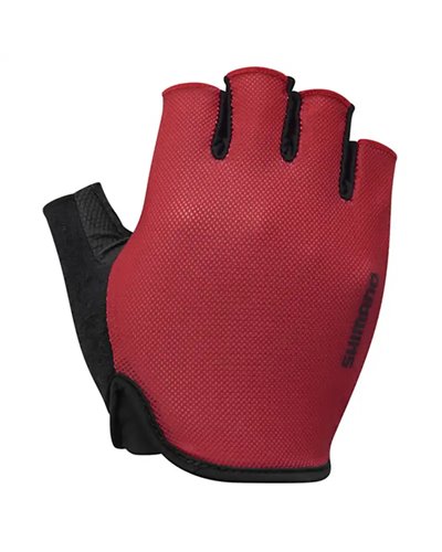 Shimano Airway Guanti Estivi Ciclismo Uomo, Rosso