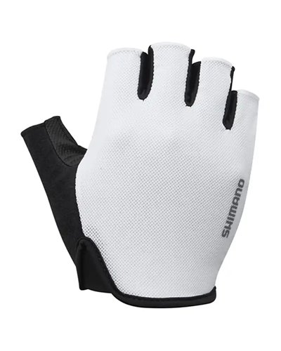 Shimano Airway Guanti Estivi Ciclismo Uomo, Bianco