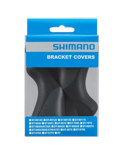 Shimano Copri Comandi ST-9070 Dura-Ace Di2, Nero (Coppia)