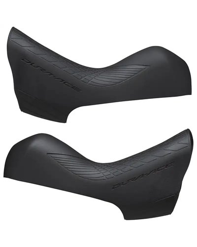 Shimano Copri Comandi ST-R9120 Dura-Ace, Nero (Coppia)