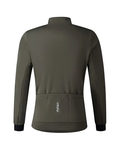 Shimano Element Men's Windproof Cycling Jacket Size M, Dark Earth