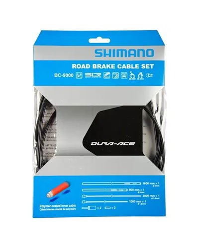 Shimano Kit Filo Freno Dura-Ace BC-9000 Polymer Coated Nero