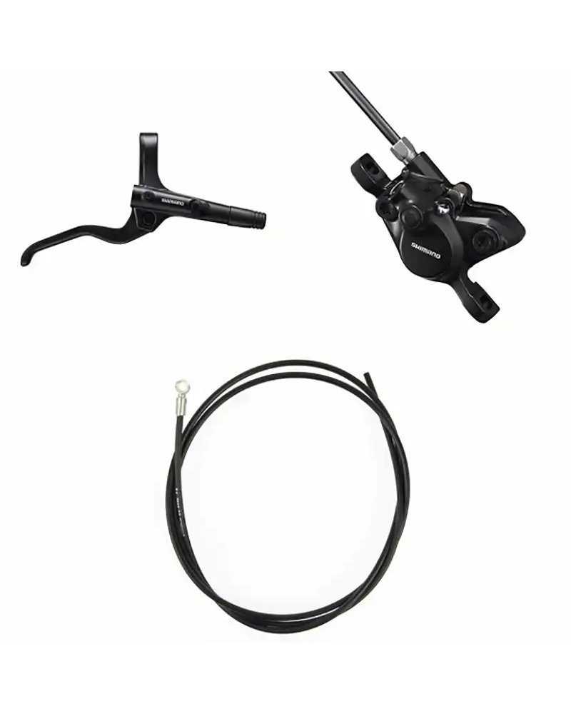 Shimano Kit Freno Disco Idraulico Posteriore Destro BL-MT201 Altus + BR-MT200 + Tubo 1700mm