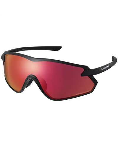 Shimano S-Phyre X CE-SPHX1-ES Cycling Glasses, Metallic Black + Ridescape Ex Sunny CL (N0) Spare Lens