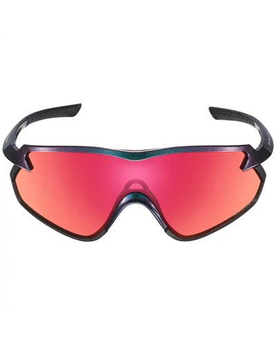 Shimano S-Phyre X CE-SPHX1-RD Cycling Glasses, Gloss Chameleon + Ridescape Road CL (N0) Spare Lens