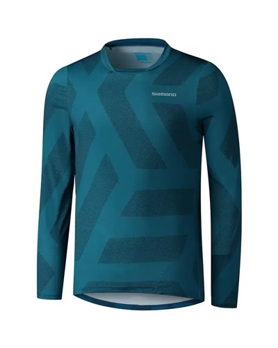 Shimano Myoko Maglia Maniche Lunghe Uomo Taglia M, Marina Mat