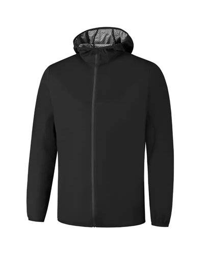 Shimano Nagano Variable Men's Windproof/Water-Repellent Cycling Jacket EU Size M, Black