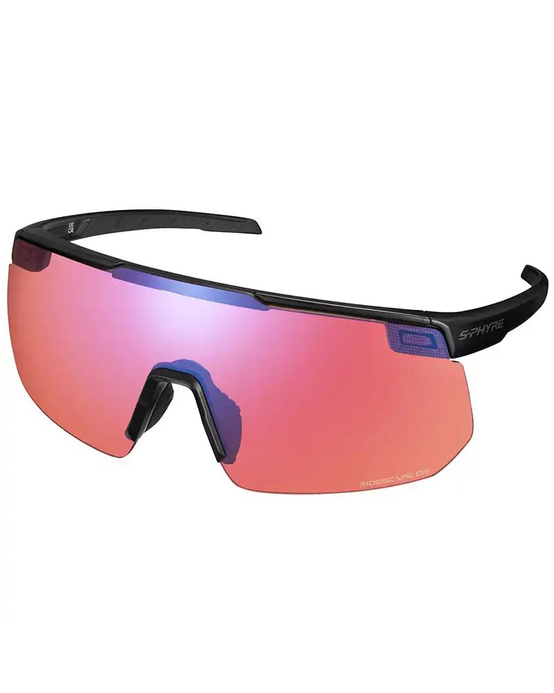 Shimano Occhiali S-Phyre 2 CE-SPHR2, Nero Opaco/Lente Ridescape Off-Road + Lente Ridescape CL