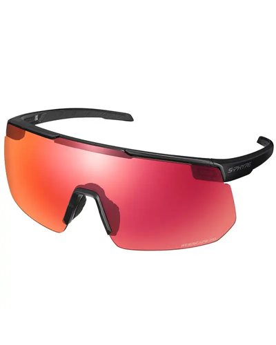 Shimano Occhiali S-Phyre 2 CE-SPHR2, Nero Opaco/Lente Ridescape Road + Lente Ridescape CL
