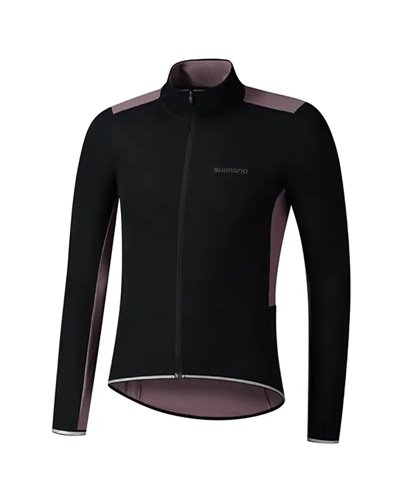 Shimano Evolve Giacca Antivento Uomo Taglia M, Nero/Prugna
