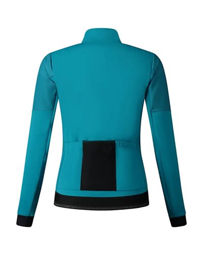 Shimano Kaede Giacca Antivento Donna Taglia M, Verde Mare/Graphic