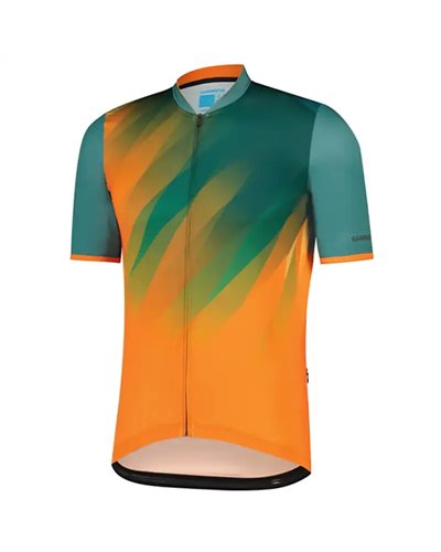 Shimano Kita Maglia Maniche Corte Uomo Taglia M, Arancio