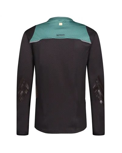 Shimano Fujimi Men's Long Sleeve Cycling Jersey Size M, Black/Green