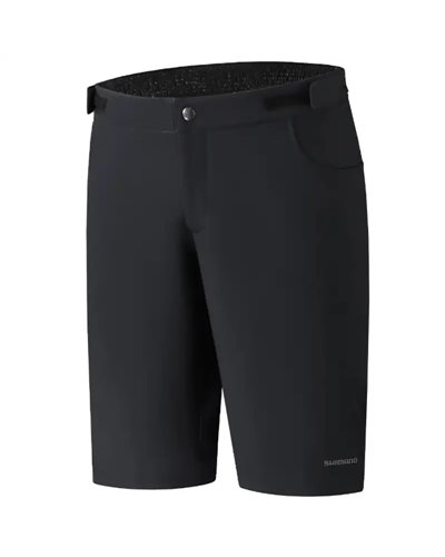 Shimano Fukui Pantaloncini MTB Uomo Taglia 32 pollici, Nero