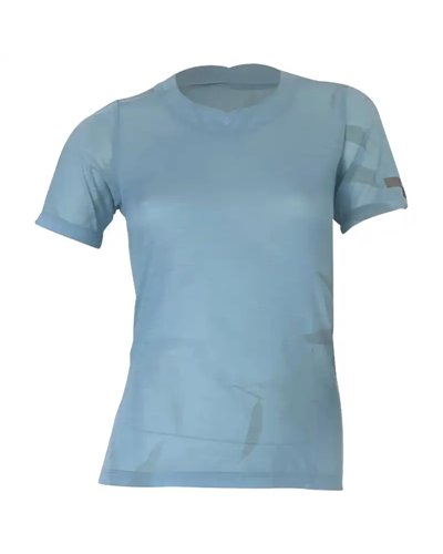 Shimano Evolve Terra Maglia Maniche Corte Donna Taglia S, Blu Opaco