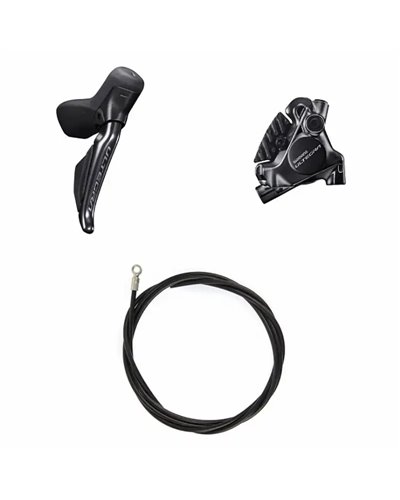Shimano Kit Freno Disco Idraulico Posteriore Destro Ultegra Di2 ST-R8170 + BR-R8170 + Tubo 1700mm