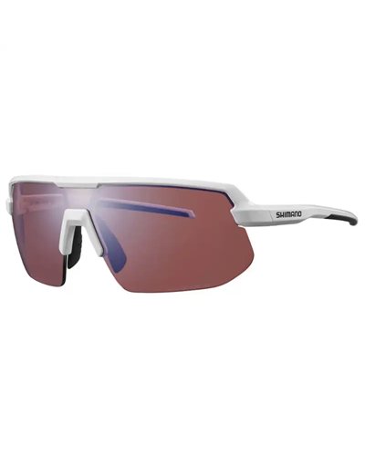 Shimano Occhiali Twinspark CE-TSPK2 , Bianco/Lente Ridescape HC (N3)