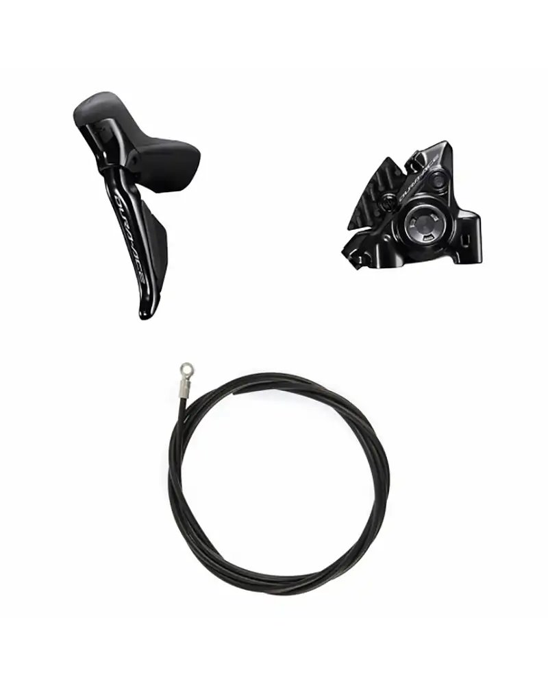 Shimano Kit Freno Disco Idraulico Anteriore Sinistro Dura-Ace Di2 ST-R9270 + BR-R9270 + Tubo 1000mm