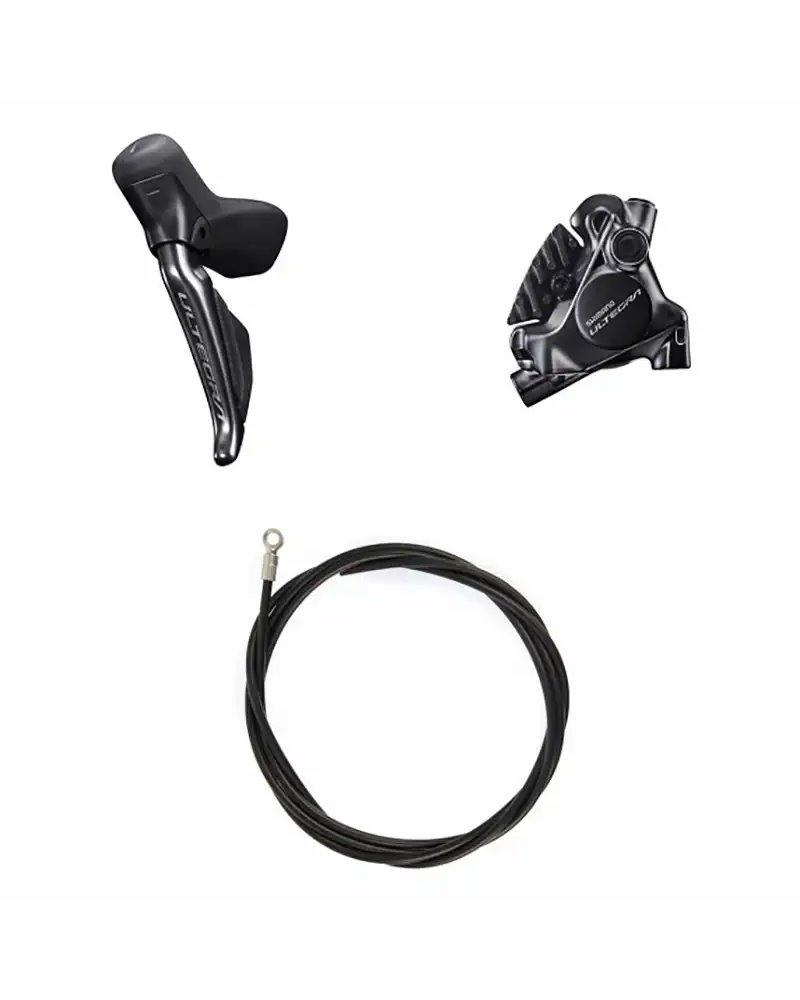 Shimano Ultegra Di2 Hydraulic Flat Front Left Disc Brake Kit ST-R8170 + BR-R8170 + 1000mm Hose