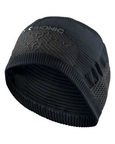 X-Bionic High Headband 4.0 Fascia Testa Invernale, Black/Charcoal