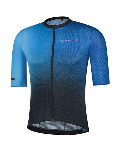 Shimano S-Phyre Light Men's Short Sleeve Cycling Jersey, Mirror Blue