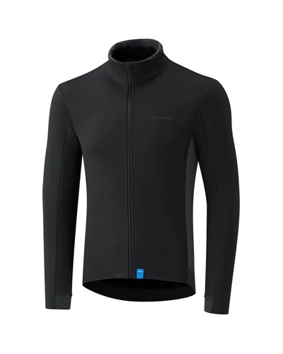 Shimano Wind Men's Cycling Windproof Jersey, Black
