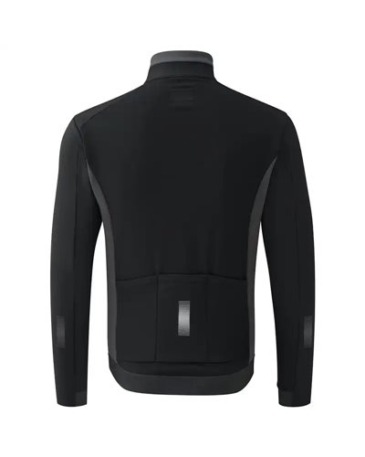 Shimano Wind Maglia Maniche Lunghe Antivento Uomo, Nero
