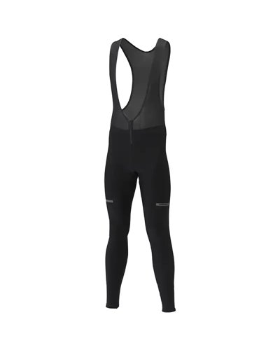 Shimano Winter Men's Thermal Cycling Bib Tights, Black