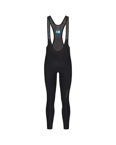 Shimano Vertex Men's Thermal Cycling Bib Tights Size M, Black