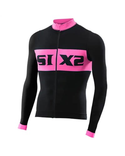 Sixs BIKE4 Luxury Bike Maglia Maniche Lunghe Black/Pink