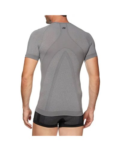 Sixs TS1 Maglia Intimo Girocollo Maniche Corte Unisex, Grigio Scuro