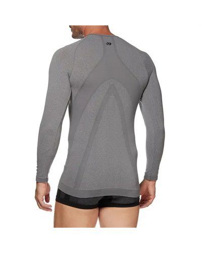 Sixs TS2 Maglia Intimo Girocollo Maniche Lunghe Unisex, Grigio Scuro