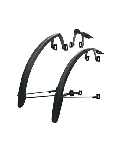 Sks Germany Fr-Rear Fenders Kit Speedrock, Black