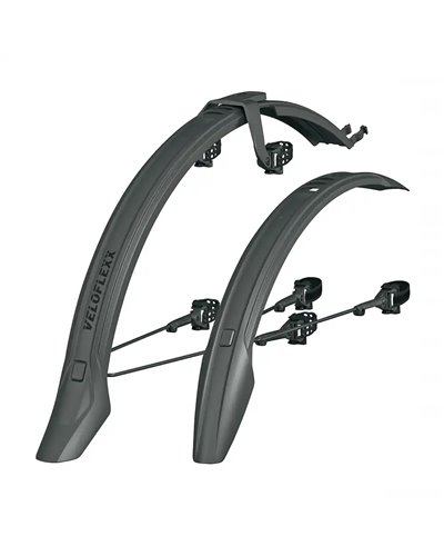 SKS Germany Mudguards Kit Front - Rear Veloflexx 55 for The Wheels 26 - 28" Black