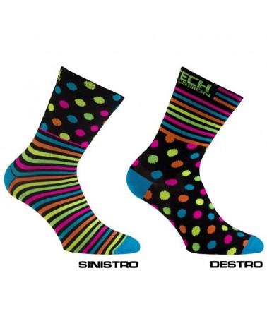 XTech XT115 Ciclyng Socks, Multicolor