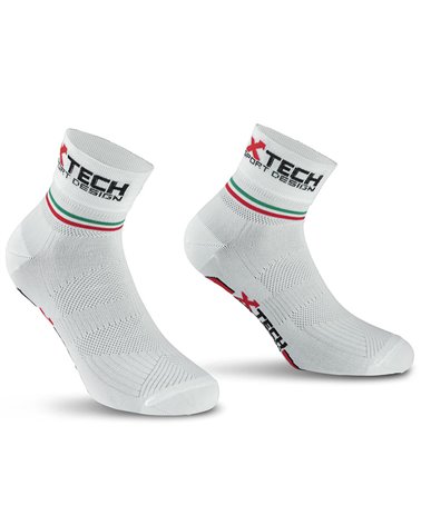 XTech Ciclo Pro Bike Socks, White